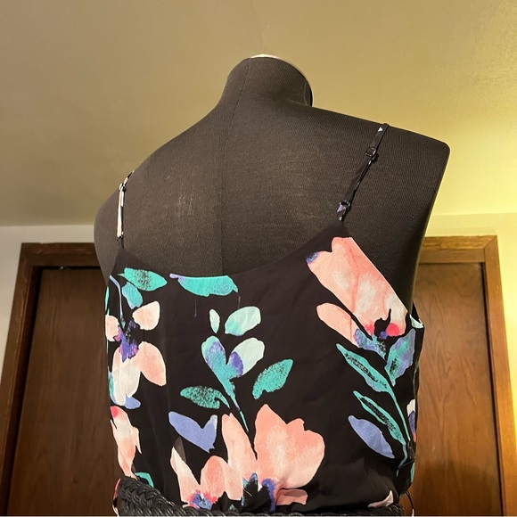 Juniors • Candies Floral High Low Belted Dress • Medium - Picture 9 of 12